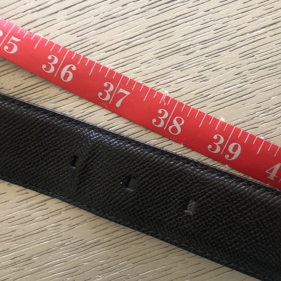 Bvlgari black belt silver tone Size 44”inches main image 10